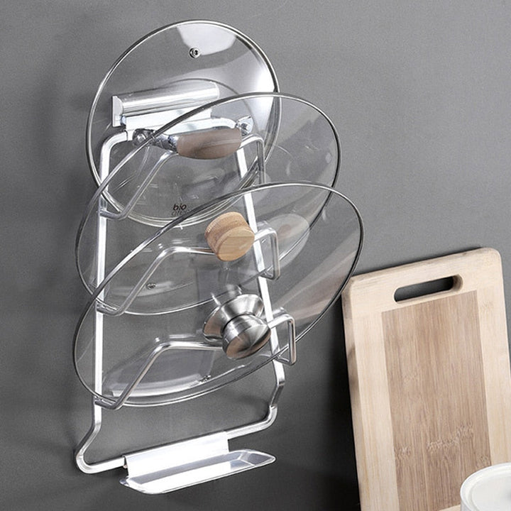BowLift | Wall-Mounted Extreme Pot Lid Holder Rack