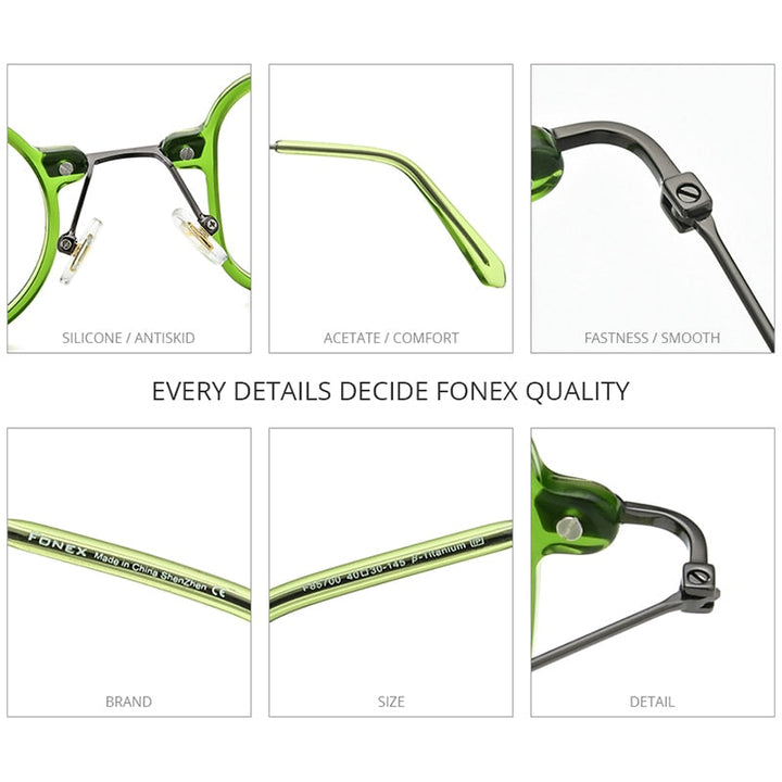 BowLift | Irregular Shape Geeky Titanium Eyeglasses