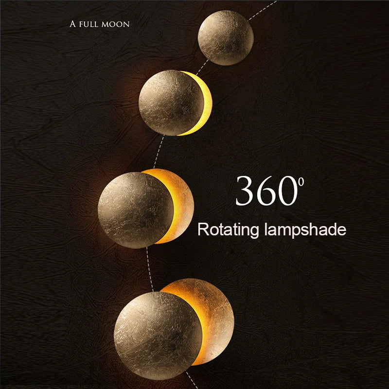 BowLift | Modern Decor Eclipse Lunar Glow Wall Lamp
