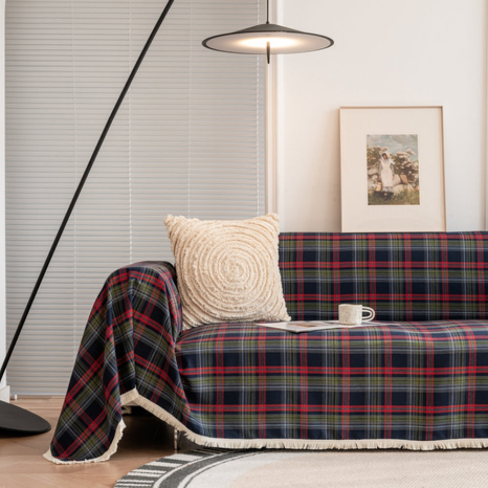 BowLift | Hearthline Cottage Plaid Sofa Cover