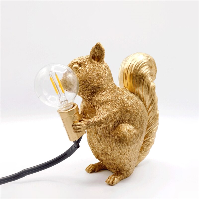 BowLift | ForestGlow - Sophisticated Squirrel Lamp