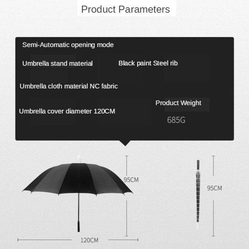 BowLift | Minimalist Long Handle Automatic Umbrella