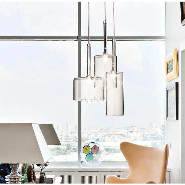 BowLift | Pendant lamp for the dining table made of glass