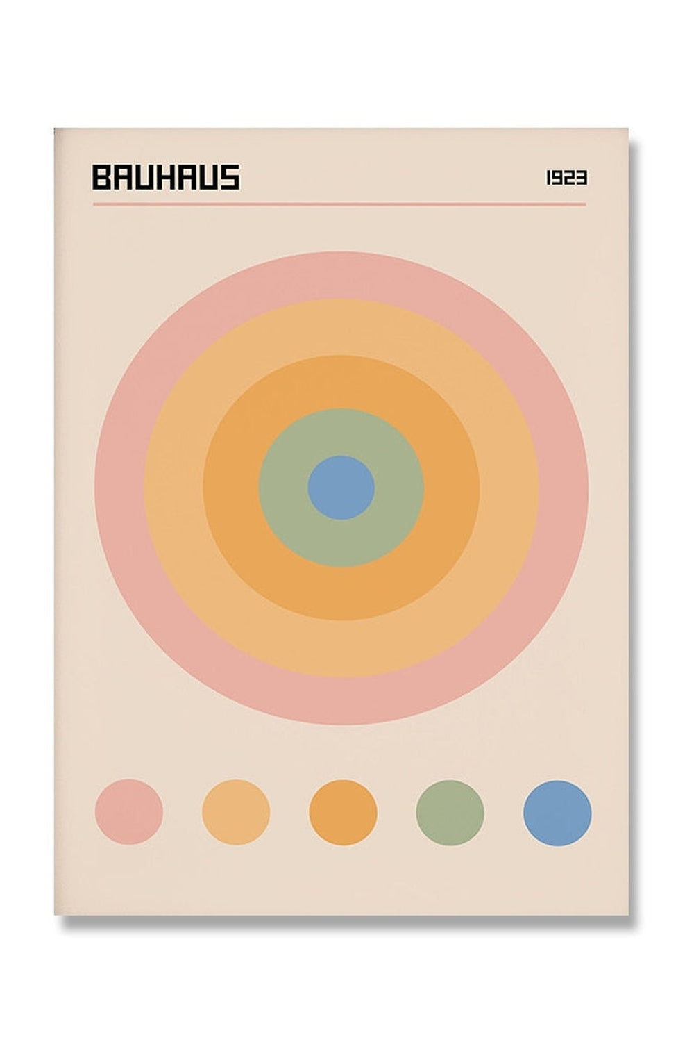 Geometric Canvas Poster | Bowlift