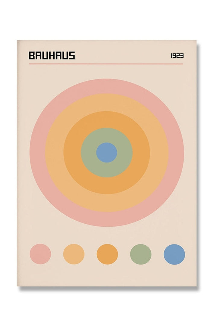 Geometric Canvas Poster | Bowlift