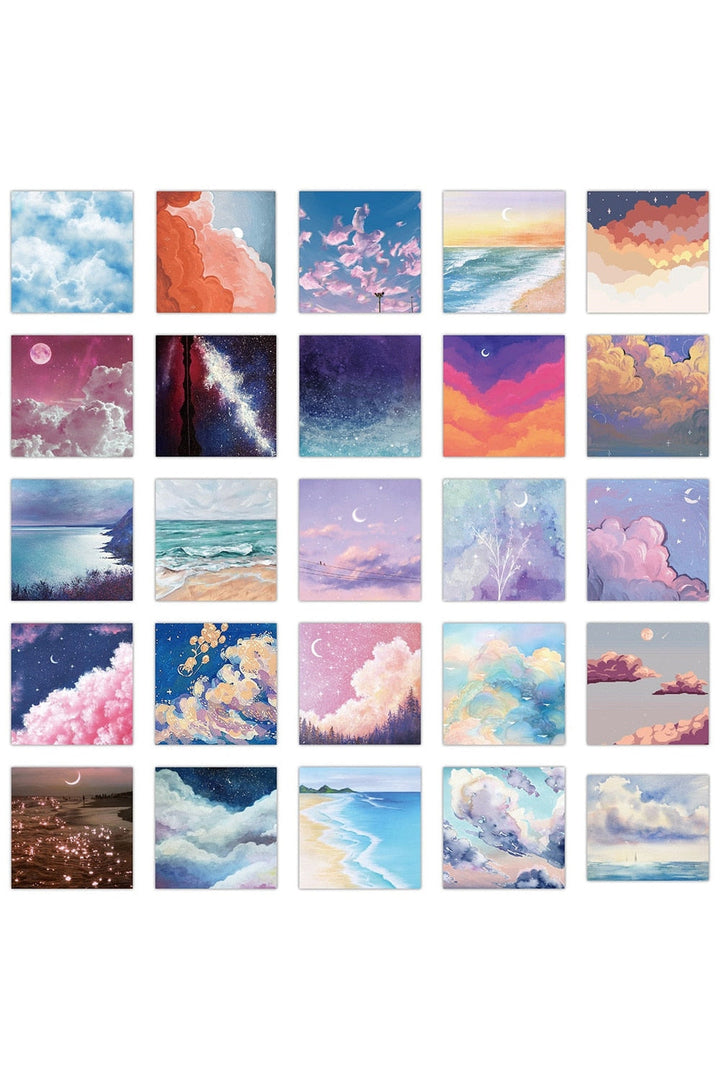 Cloudy Laptop Sticker | Bowlift