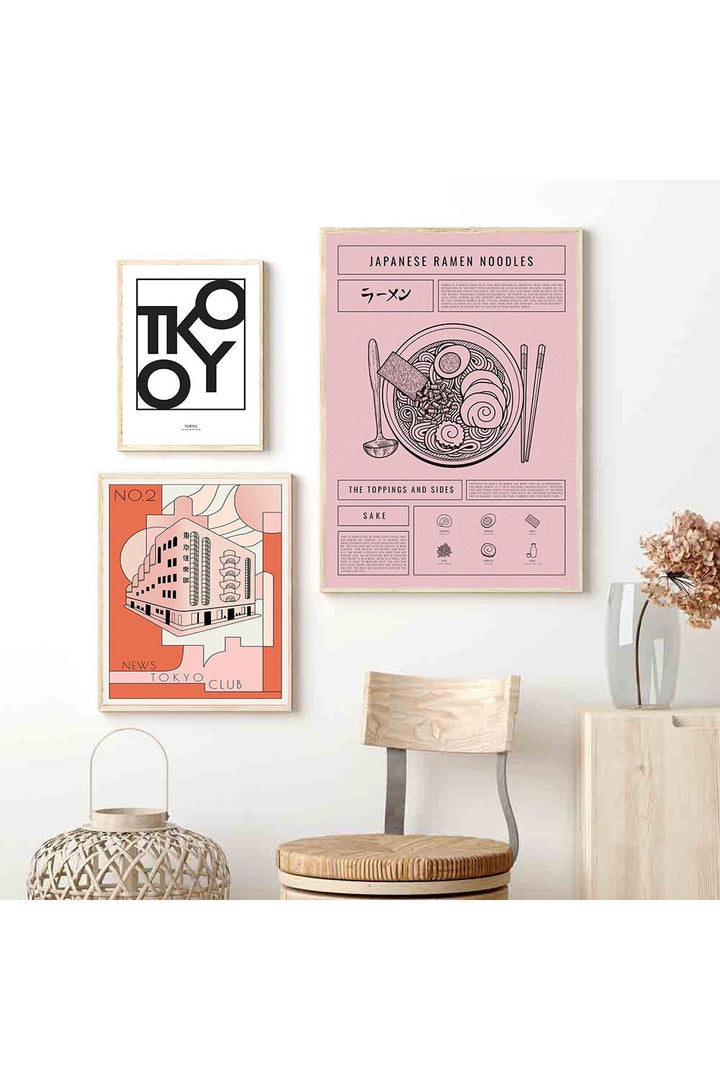 Tokyo Club Canvas Poster | Bowlift