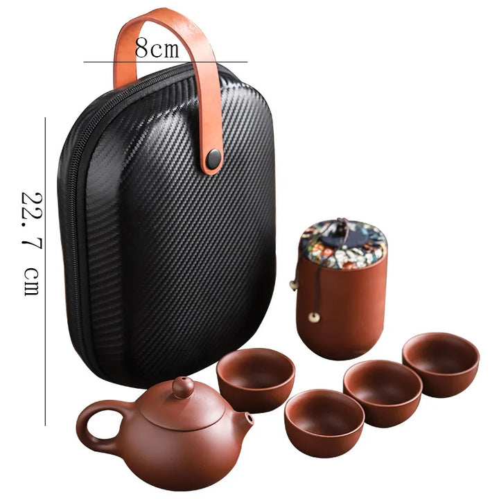 BowLift | Ceramic Gaiwan Portable Kung Fu Tea Gift Set