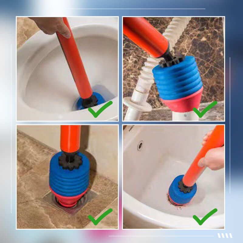 BowLift | High-Pressure Quick Cleaner Toilet Unblocker Plunger
