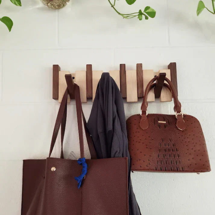 BowLift | Wooden Coat Rack For The Hall - HarmonyHook