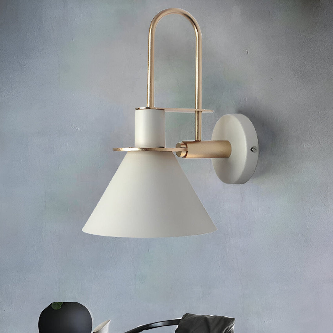 BowLift | Postmodern LED Wall Lamp with Trumpet Shaped Design
