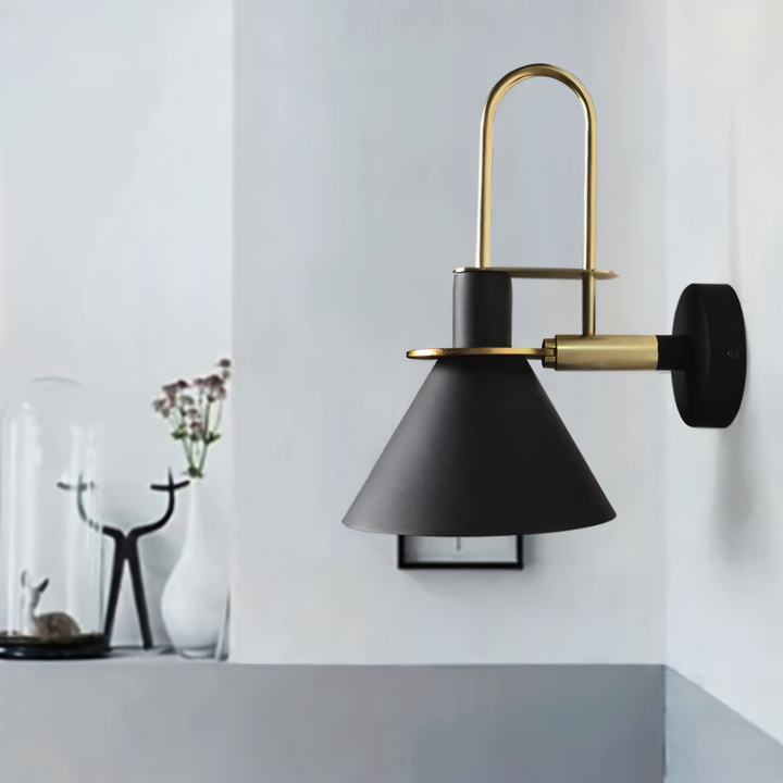 BowLift | Postmodern LED Wall Lamp with Trumpet Shaped Design