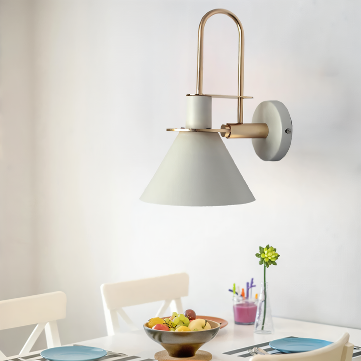 BowLift | Postmodern LED Wall Lamp with Trumpet Shaped Design