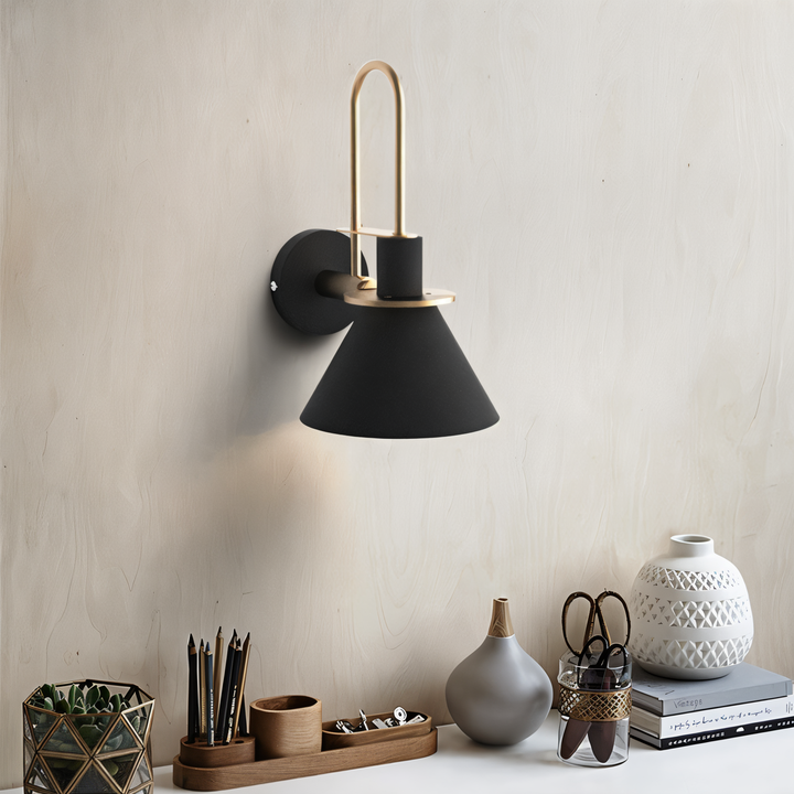 BowLift | Postmodern LED Wall Lamp with Trumpet Shaped Design