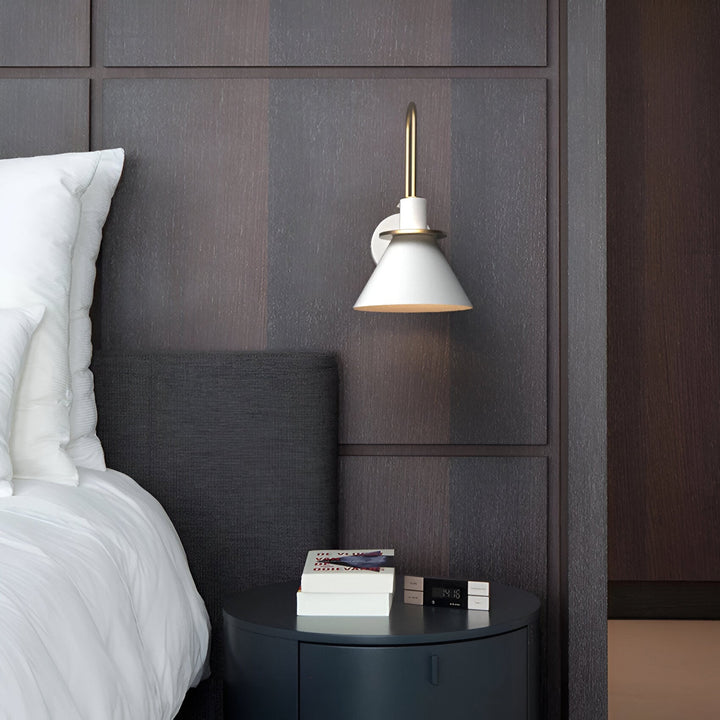BowLift | Postmodern LED Wall Lamp with Trumpet Shaped Design