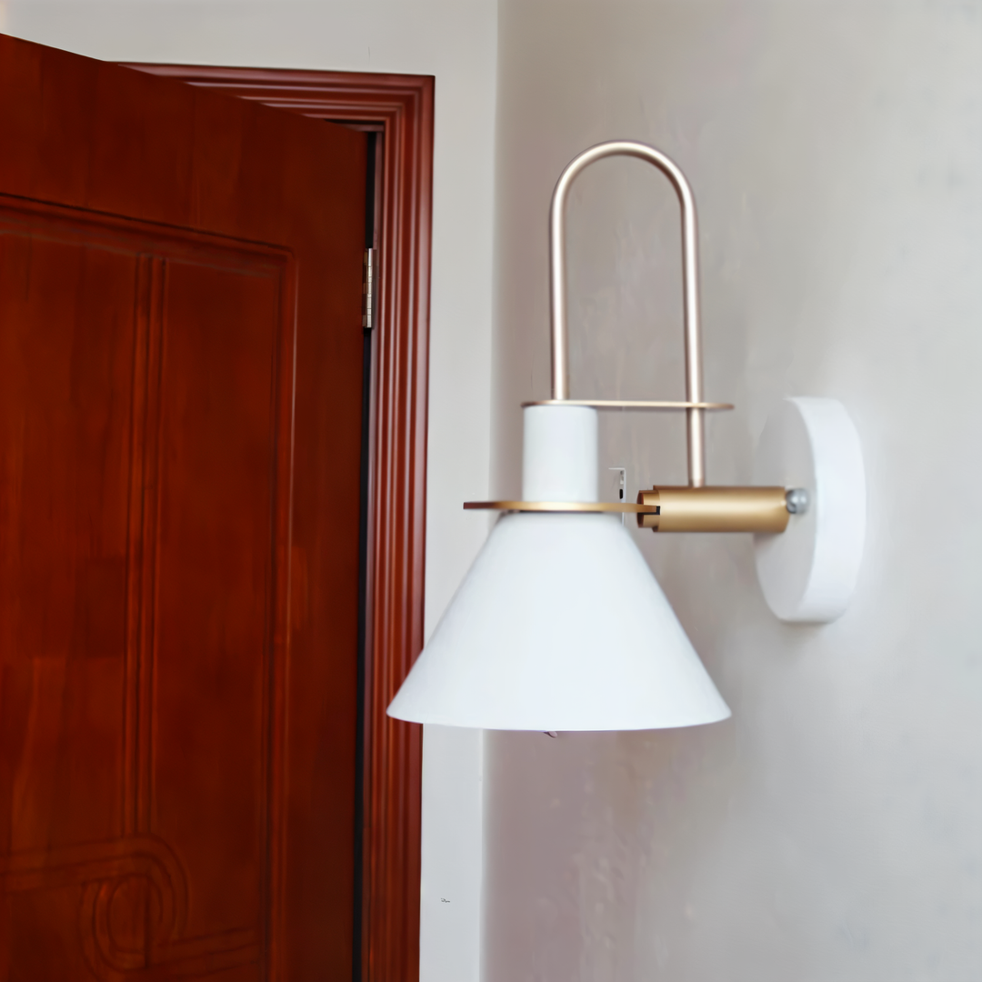 BowLift | Postmodern LED Wall Lamp with Trumpet Shaped Design