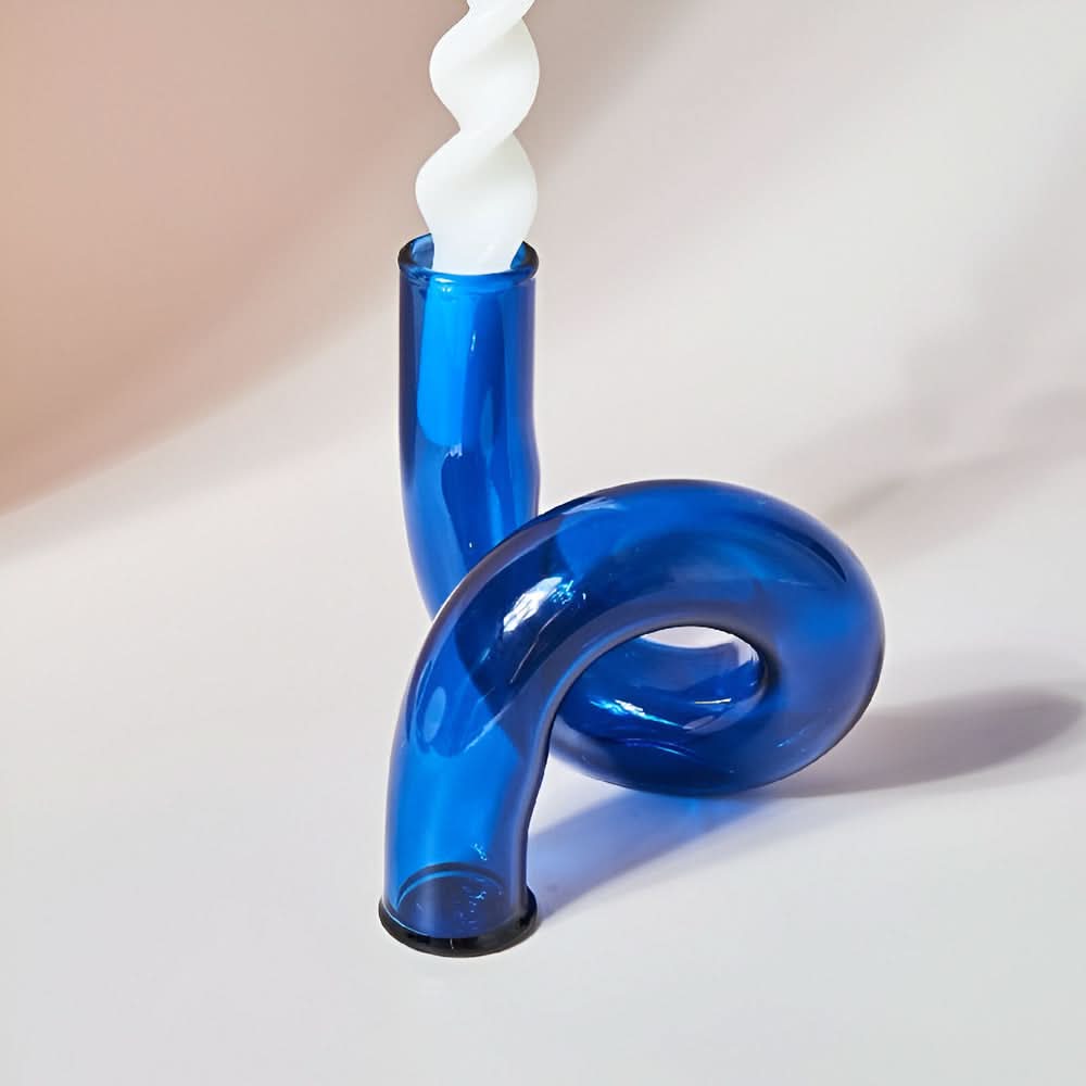 BowLift | Glass Vase with Candle Holder for Elegant Home Decoration