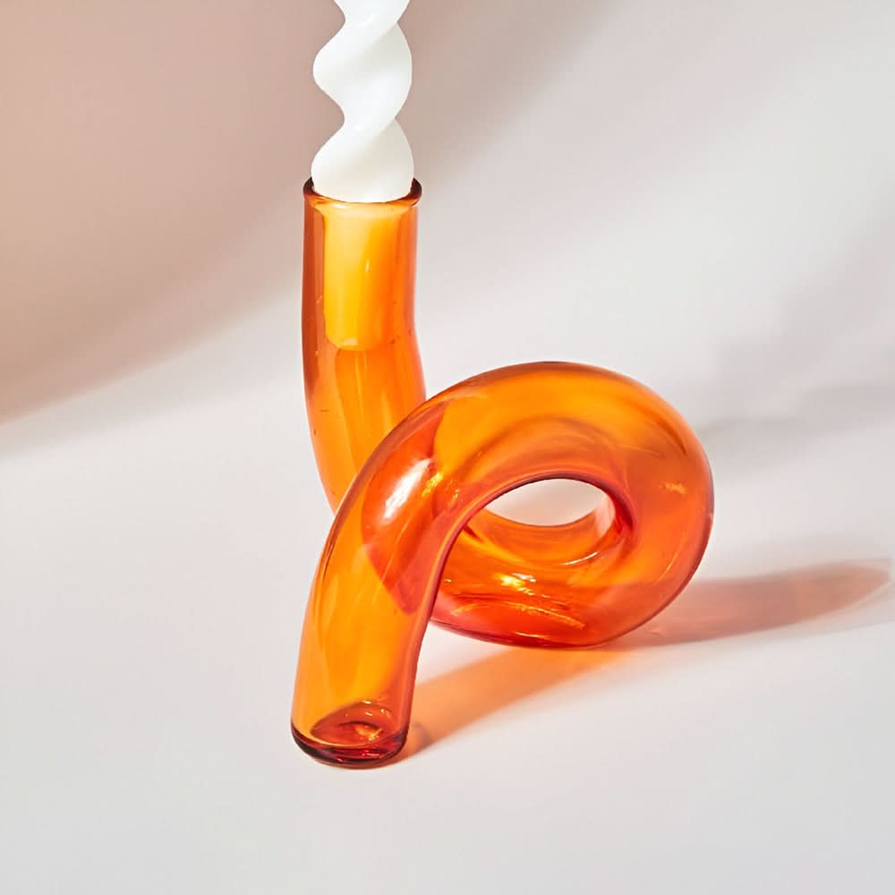 BowLift | Glass Vase with Candle Holder for Elegant Home Decoration