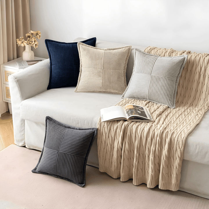 BowLift | Stain-resistant Solid Cushion Cover