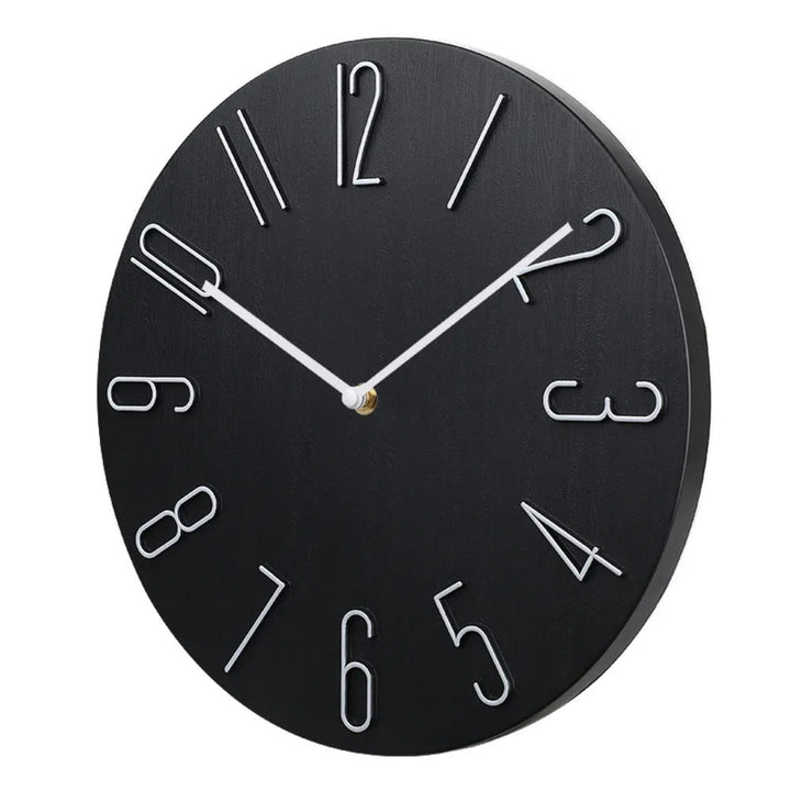 BowLift | Silencio Modern Silent Wall Clock – Minimalist Design with Quartz Movement