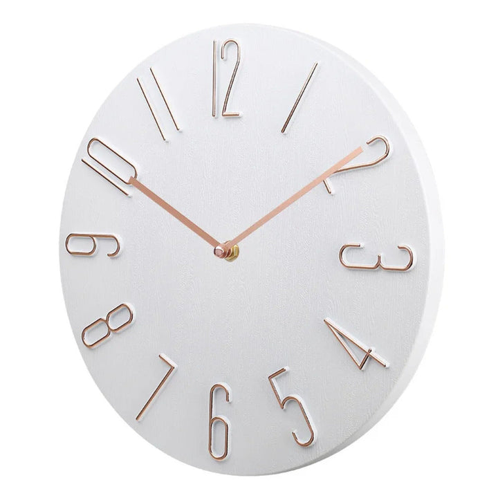 BowLift | Silencio Modern Silent Wall Clock – Minimalist Design with Quartz Movement