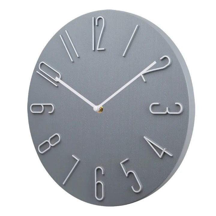 BowLift | Silencio Modern Silent Wall Clock – Minimalist Design with Quartz Movement