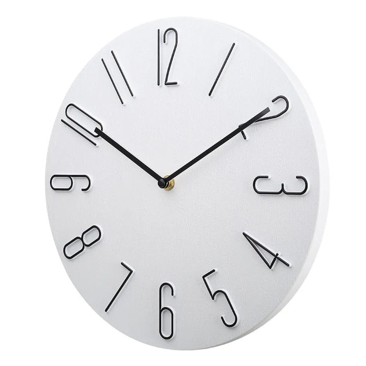 BowLift | Silencio Modern Silent Wall Clock – Minimalist Design with Quartz Movement