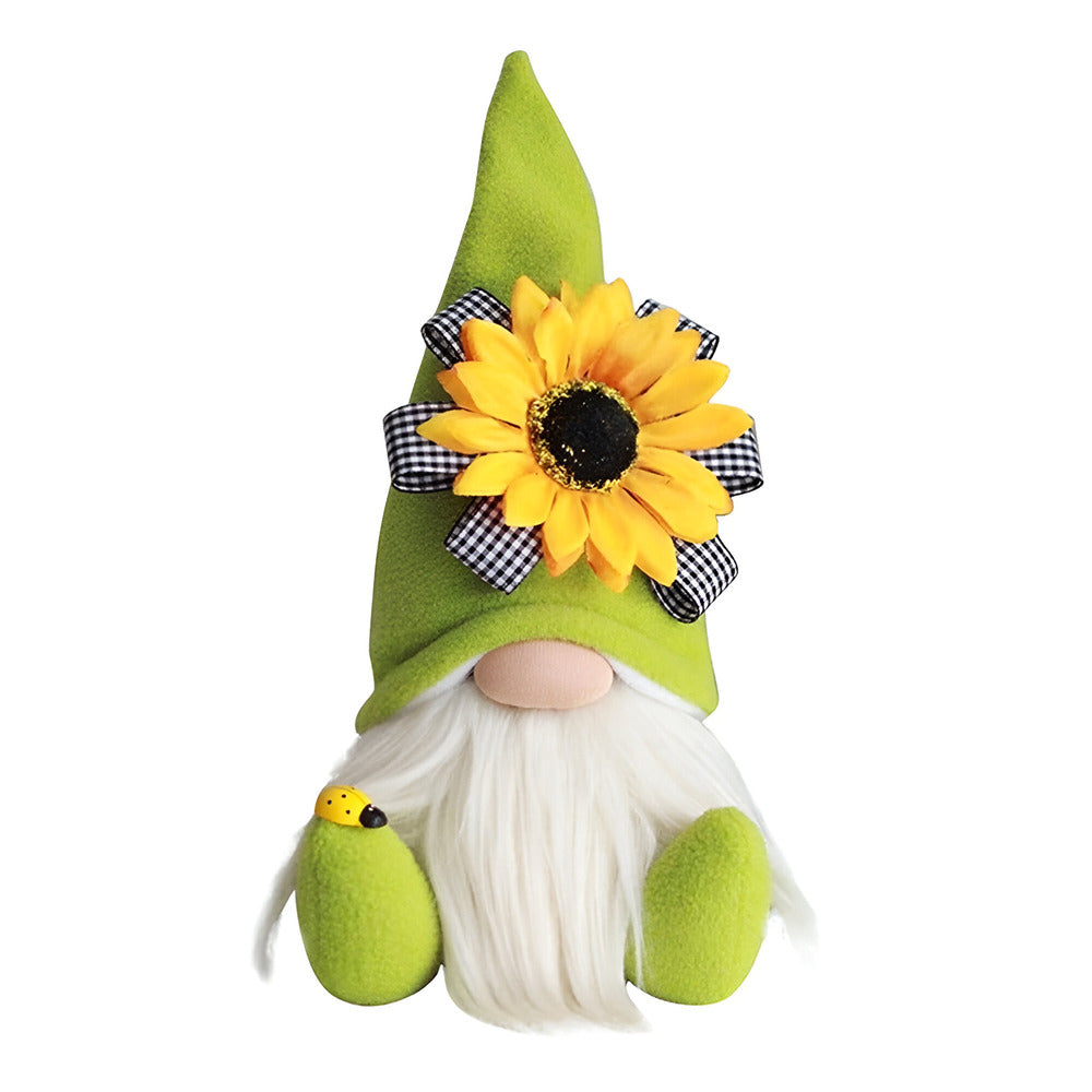 BowLift | Cute Handmade Gnome Figure with Yellow Sunflower