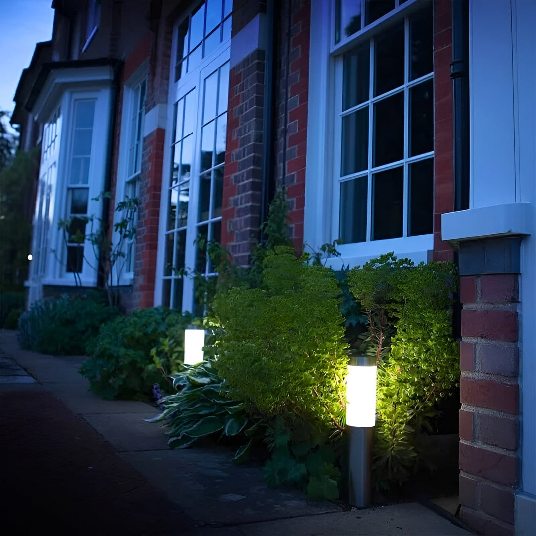 BowLift | SolarShimmer - Stainless Steel Solar Post Lights Outdoor Lamp
