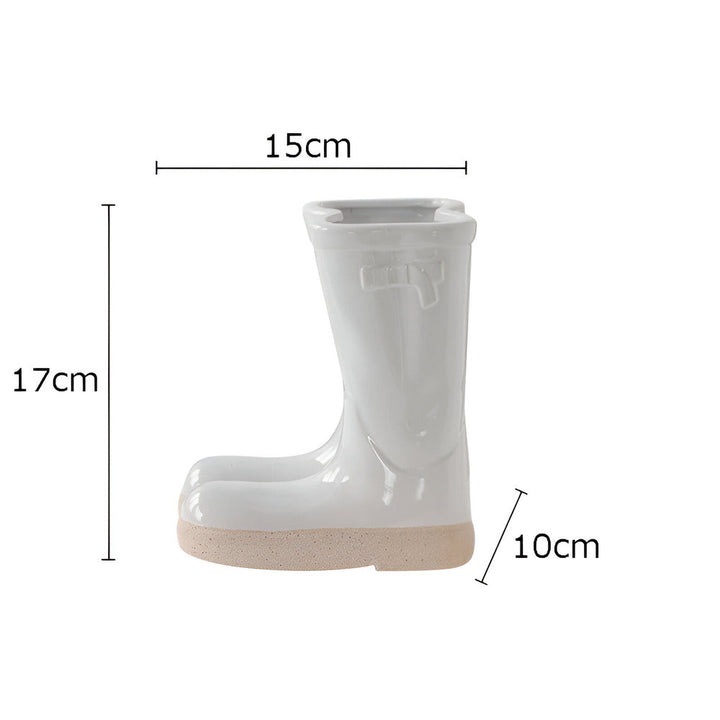 BowLift | Stylish Ceramic Vase in Boot Shape