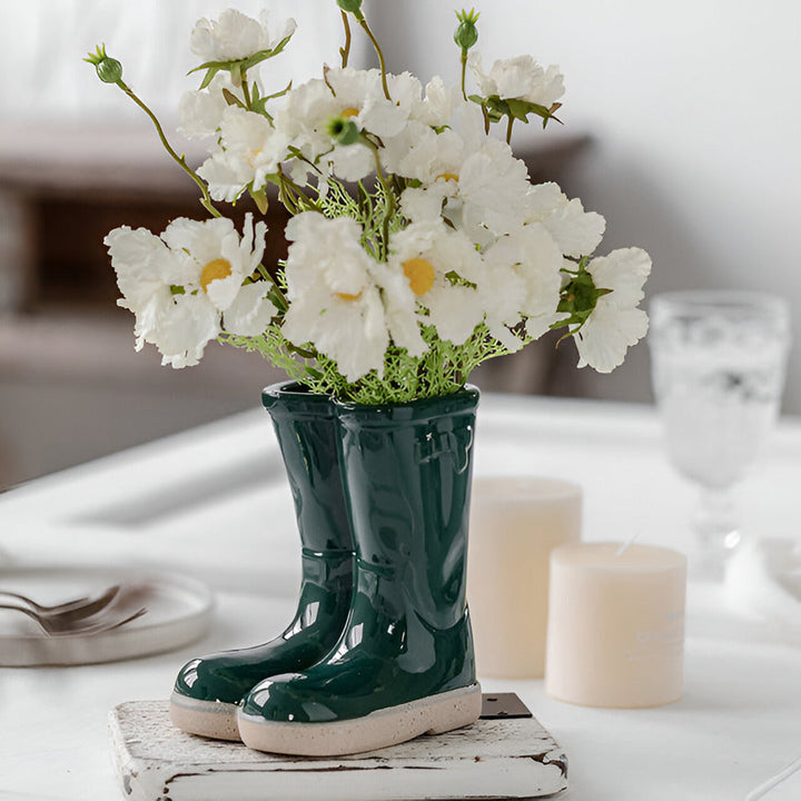 BowLift | Stylish Ceramic Vase in Boot Shape