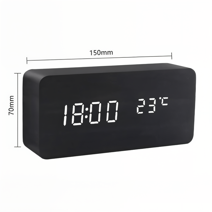 BowLift | Digital LED Alarm Clock made of Plastic