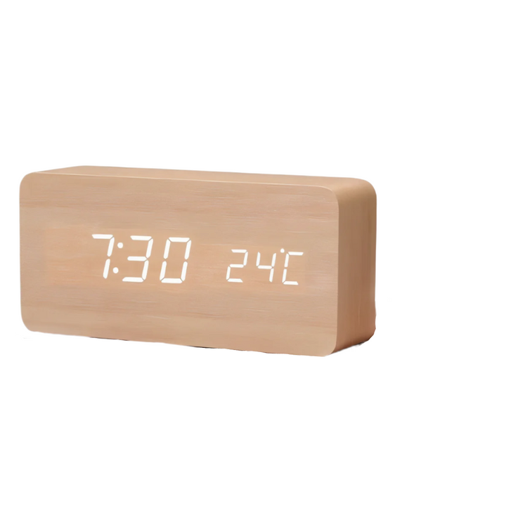 BowLift | Digital LED Alarm Clock made of Plastic