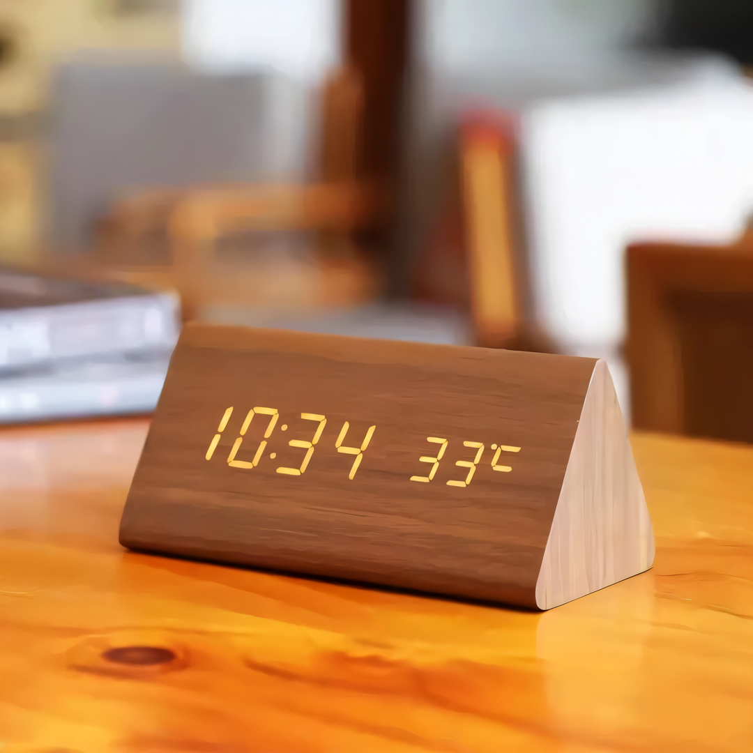 BowLift | Digital LED Alarm Clock made of Plastic