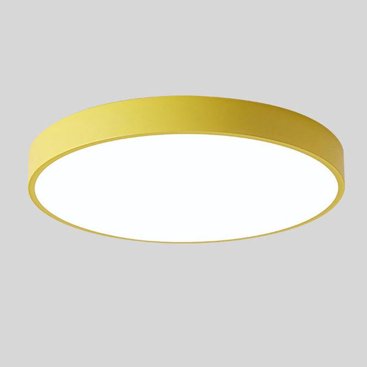 BowLift | Wood Macaroon Circular Ceiling Light