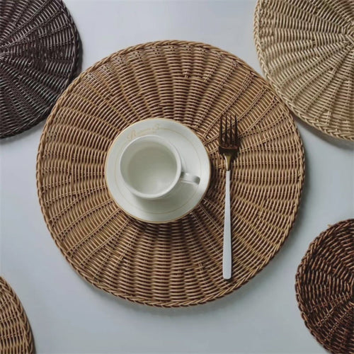BowLift | 6-piece Set Thicker Rattan Table Set