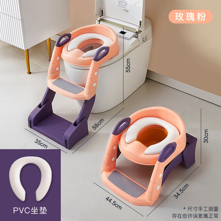 BowLift | 2 in 1 Toilet Potty Trainer Seat with Ladder