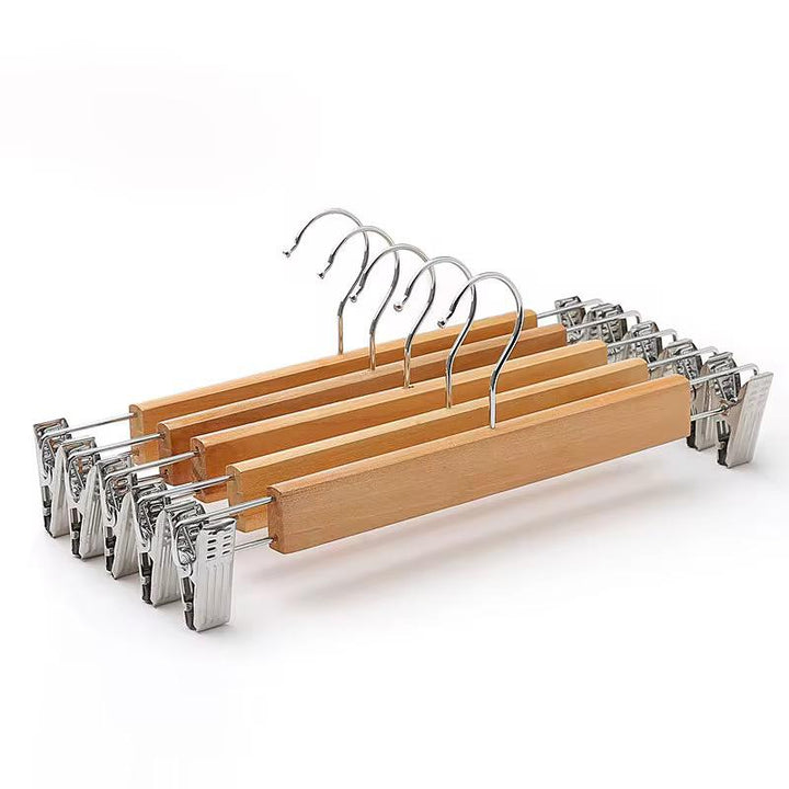 BowLift | Wooden hangers 10 pieces with clips