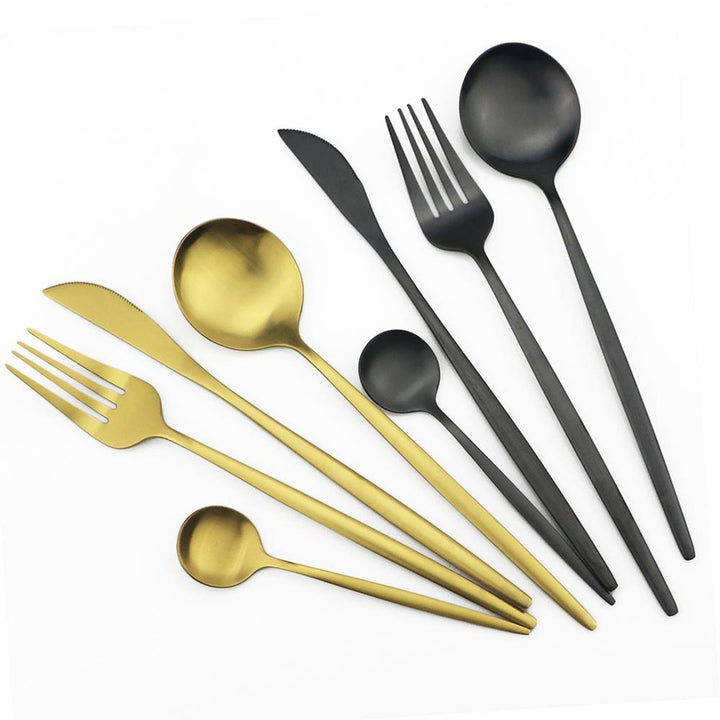 BowLift | Torin 36-Piece Minimalist Cutlery Set – Premium Stainless Steel Flatware with Matte Finish
