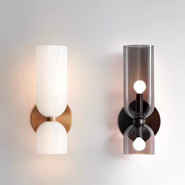 BowLift | Glass Wall Light With Double Lamp Design