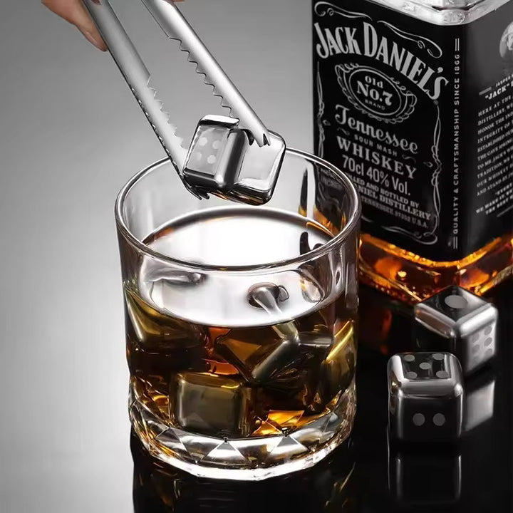 BowLift | Stainless Steel Square Shaped Metal Ice Cube Mold