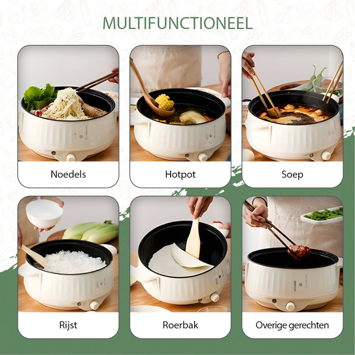 FlexiCooker – Stylish Electric Multicooker for Cooking Bowlift