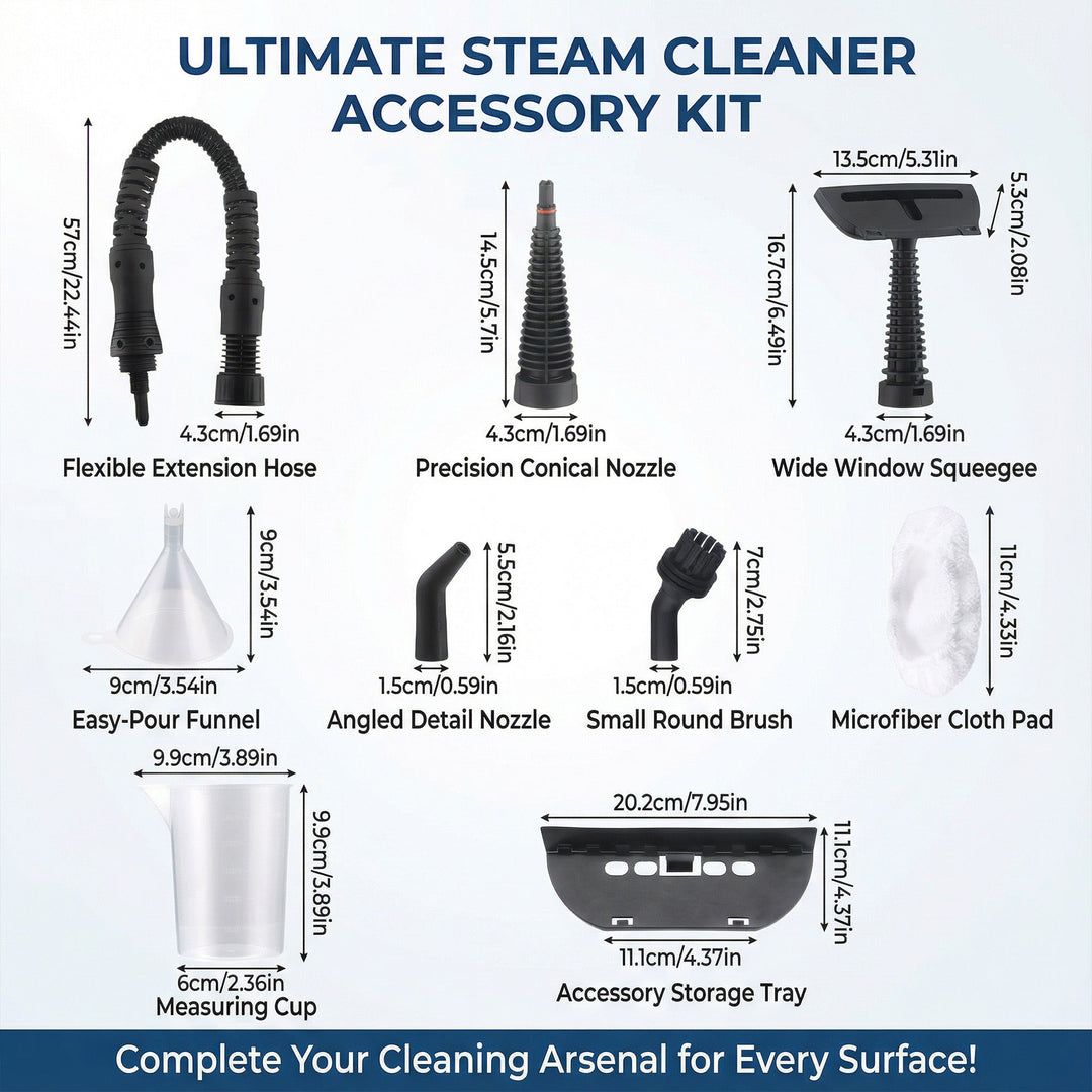 Portable Steam Cleaner – Pressurized, Multi-Purpose Use Bowlift