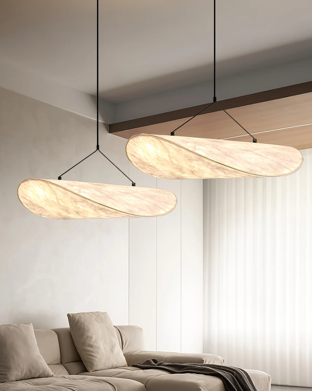 BowLift | Subtle Japandi Lamp with Light Eclipse Effect