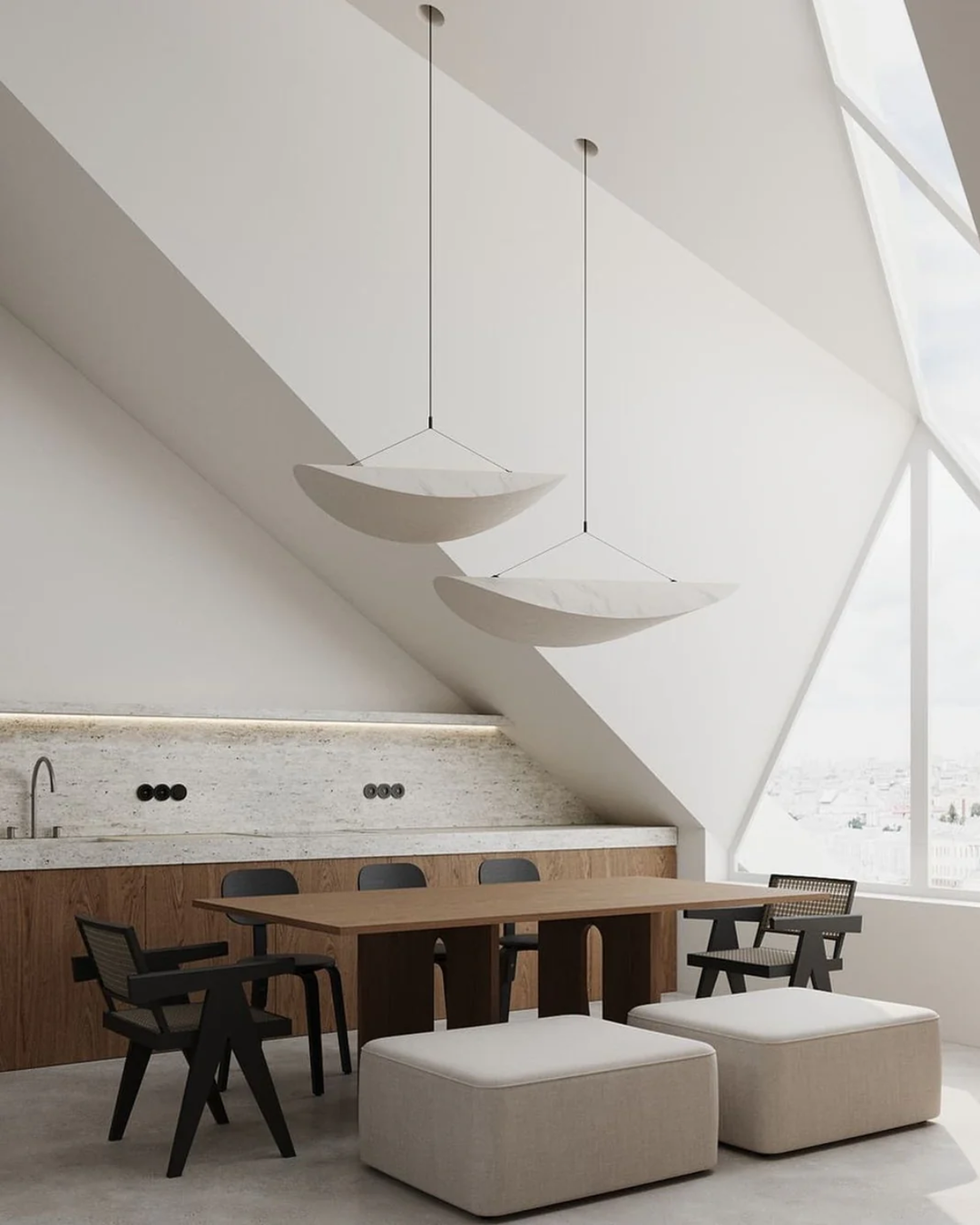 BowLift | Subtle Japandi Lamp with Light Eclipse Effect