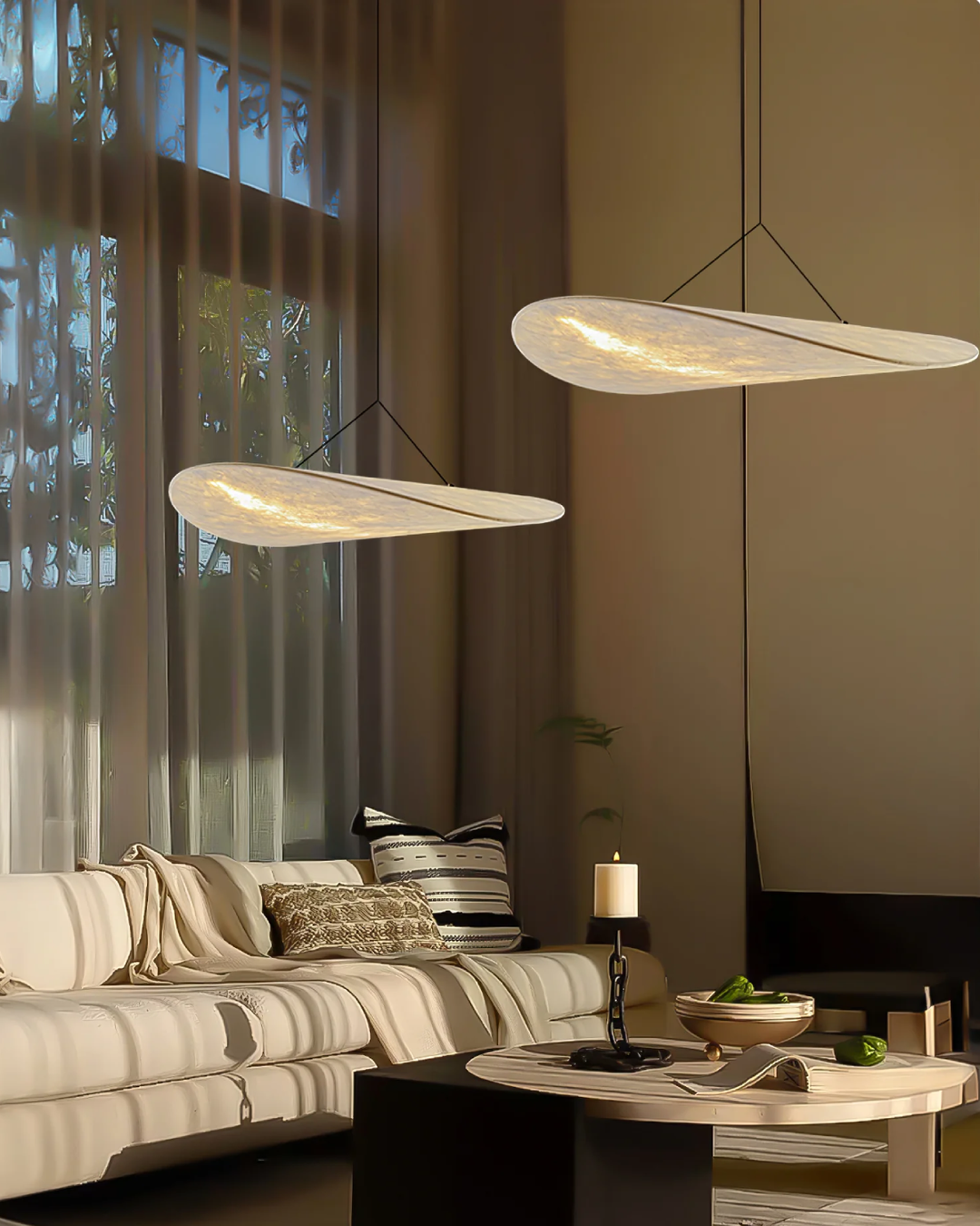 BowLift | Subtle Japandi Lamp with Light Eclipse Effect