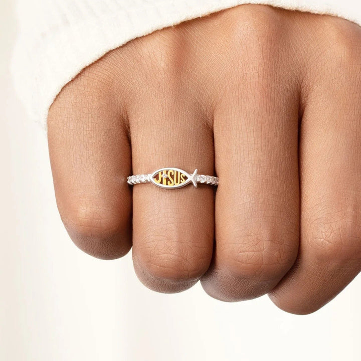 Jesus Ring - Stay Closer to Jesus More, Copper Premium Material Bowlift