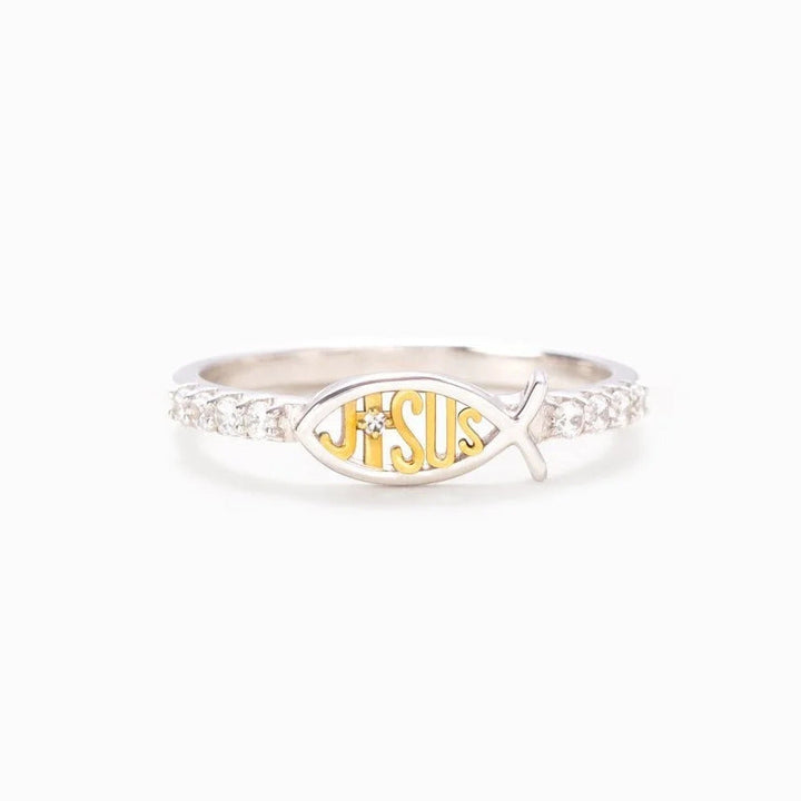 Jesus Ring - Stay Closer to Jesus More, Copper Premium Material Bowlift