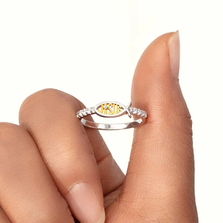 Jesus Ring - Stay Closer to Jesus More, Copper Premium Material Bowlift