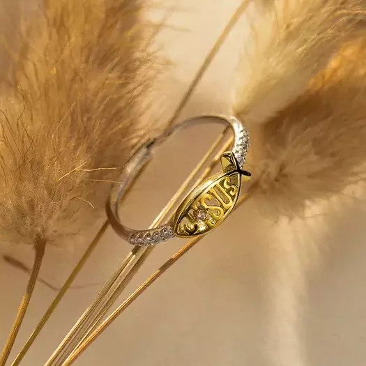 Jesus Ring - Stay Closer to Jesus More, Copper Premium Material Bowlift